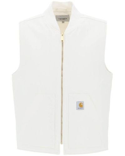Carhartt Organic Cotton Classic Vest - White