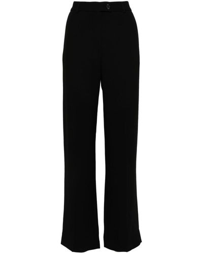 Totême Toteme Relaxed Straight Pants - Black