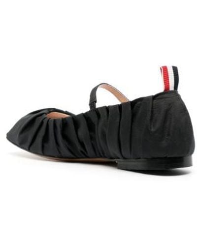 Thom Browne Flat Shoes - Black