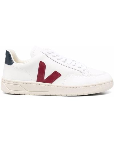 Veja V-12 Leather Sneaker - White