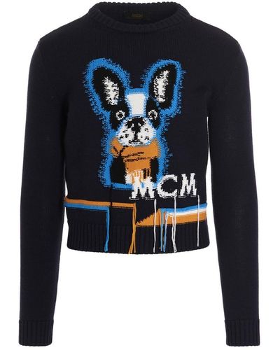 MCM 'collection' Sweater - Blue