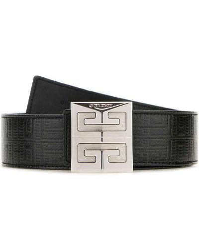 Givenchy 4g Plaque Reversible Belt - Black