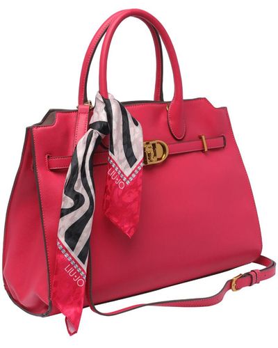 Liu Jo Scarf Detail Bag - Red