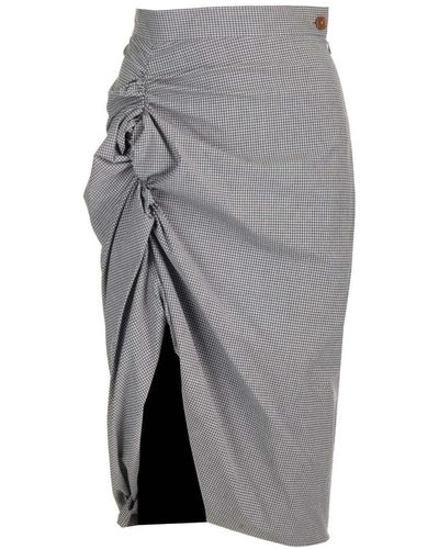 Vivienne Westwood Panther Midi Skirt - Gray