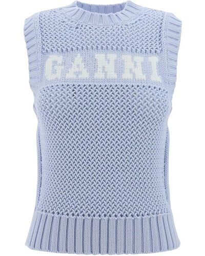 Ganni Knitwear - Blue