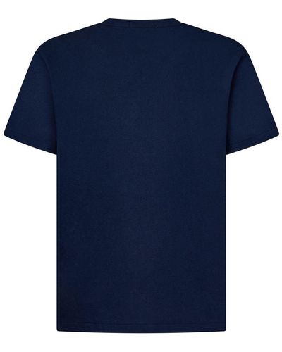 Polo Ralph Lauren Bear-print Short-sleeve Cotton-jersey T-shirt Xx - Blue