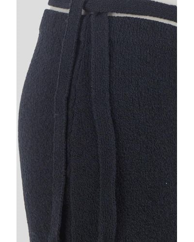Erika Cavallini Semi Couture Null Midi Skirt - Blue