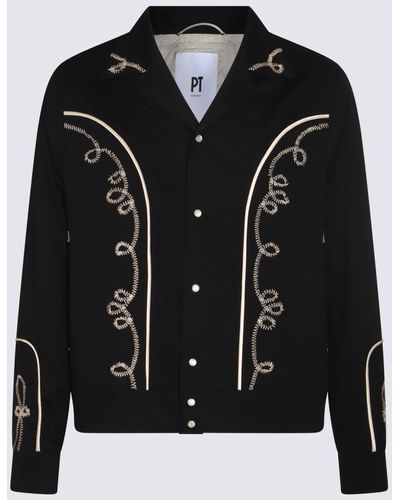 PT Torino Cotton Casual Jacket - Black