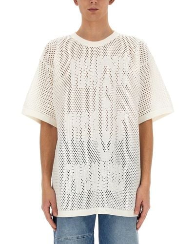 MM6 by Maison Martin Margiela T-Shirt With Logo - White