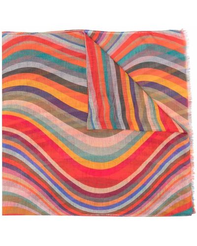 Paul Smith Scarfs Red - Pink