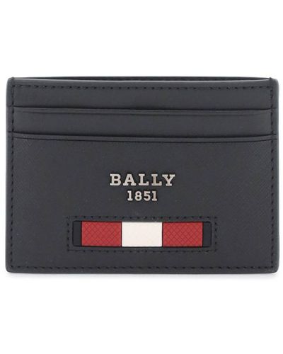 Bally Leather Bhar Cardholder - Grey