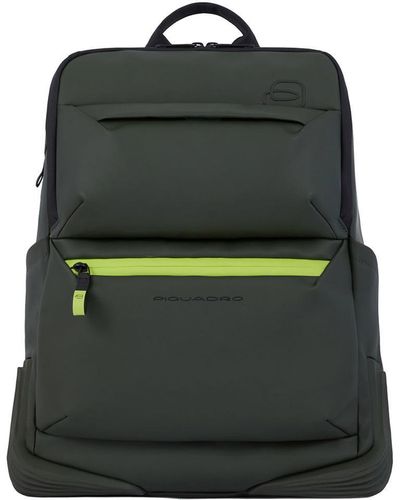 Piquadro Backpack For Computer And Ipad Pro 12.9" Bags - Green