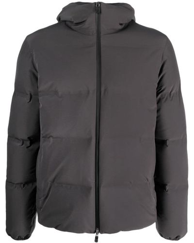 Herno Feather-down Padded Hooded Jacket - Black