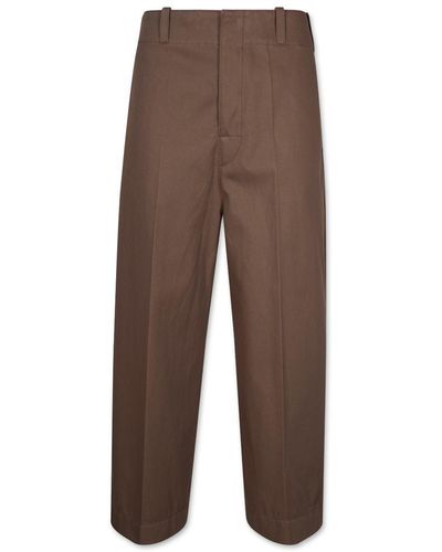 Bottega Veneta Culotte Pants Clothing - Brown