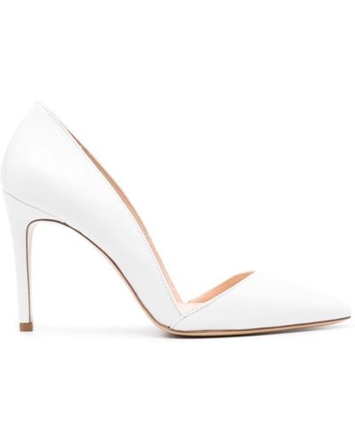P.A.R.O.S.H. 95Mm Leather Court Shoes - White