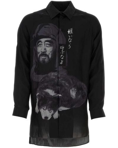 Yohji Yamamoto Shirts - Black