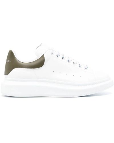 Alexander McQueen Oversized Sneakers In And Gray - White