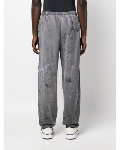WESTFALL Hand Painted-design Track Pants - Gray