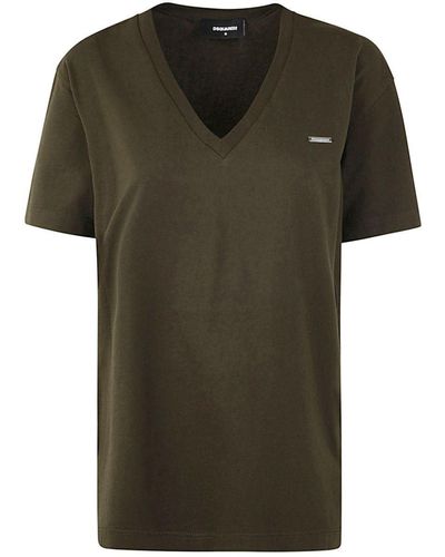 DSquared² Cool Fit Tee Clothing - Green