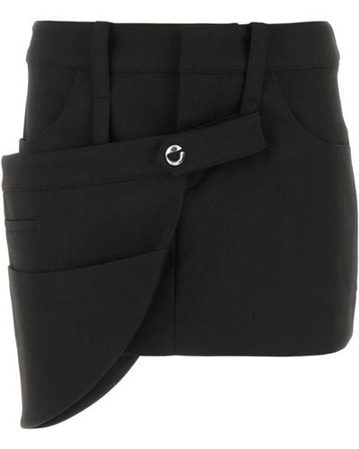 Coperni Utility Mini Skirt - Black