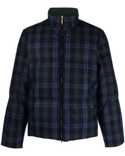 Thom Browne Reversible Zip-up Puffer Jacket - Blue