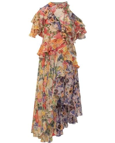 Zimmermann Wonderland Floral-print Dress - Multicolor