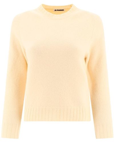 Jil Sander Merino Wool Sweater - Natural