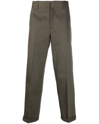Golden Goose Straight-leg Cropped Trousers - Grey