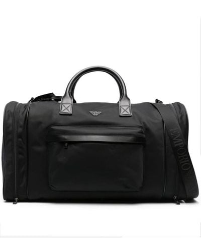 Emporio Armani `S Duffle Bags - Black
