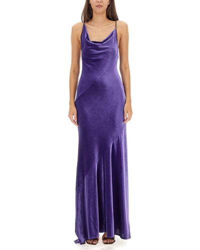 Philosophy Di Lorenzo Serafini Long Dress - Purple