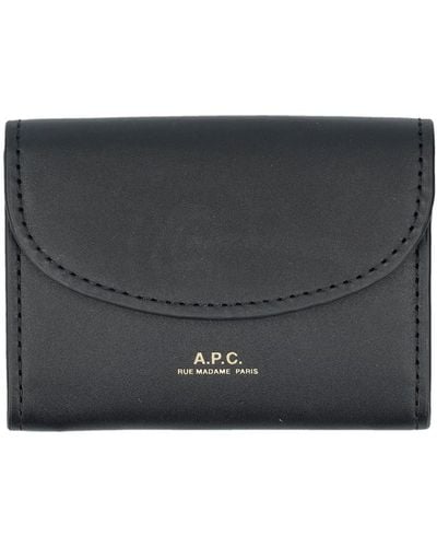 A.P.C. Business Card Holder Geneve - Black