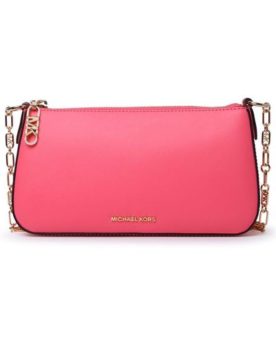 Michael Kors Empire Chain-linked Medium Shoulder Bag - Pink