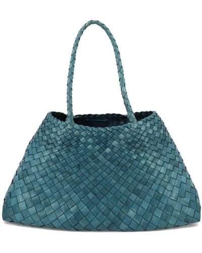 Dragon Diffusion "Santa Croce Big" Handbag - Blue