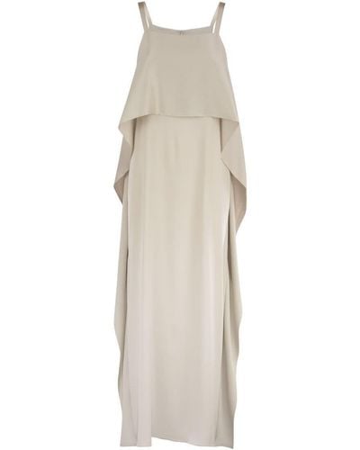Antonelli Silk Blend Dress - White