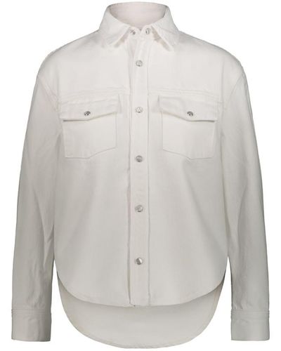 Wardrobe NYC Denim Jacket Clothing - White