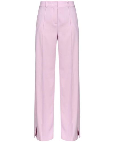 Pinko Wide Leg Pants - Pink