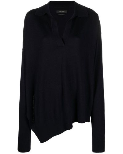 Isabel Marant Giliane Asymmetric Sweater - Black