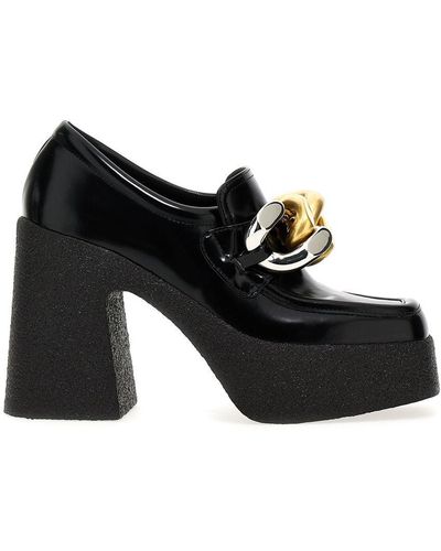 Stella McCartney Skyla Loafers With Heels Court Shoes - Black