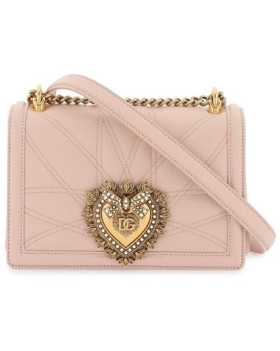 Dolce & Gabbana Devotion Medium Bag - Pink