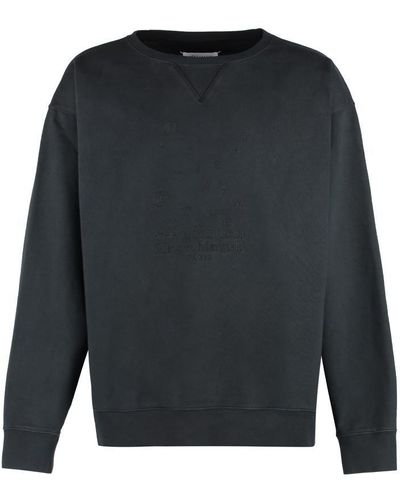 Maison Margiela Cotton Crew-neck Sweatshirt - Black