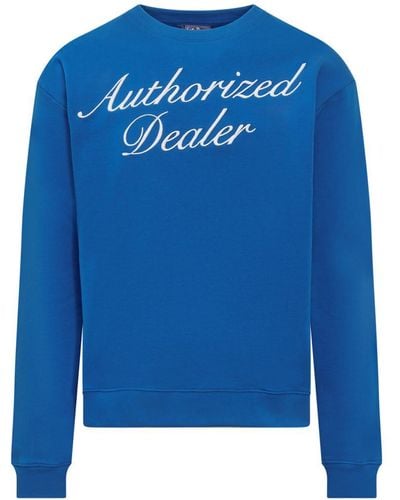 Just Don Sweatshirt With Embroidery - Blue