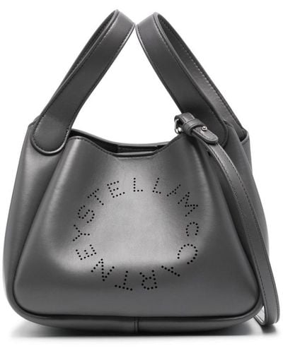 Stella McCartney Stella Logo Shoulder Bag - Gray