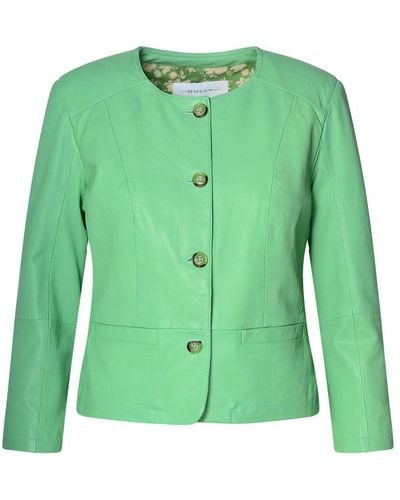 Bully Leather Jacket - Green