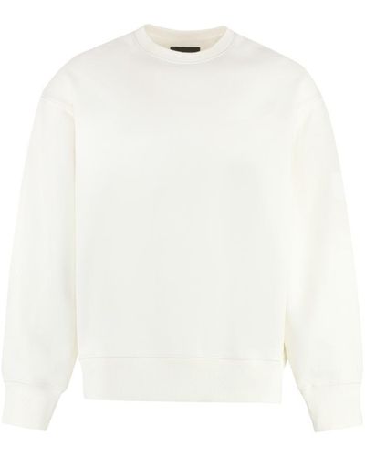 Y-3 Cotton Crew-neck Sweatshirt - White