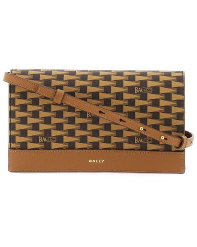 Bally Continental Pennant Mini Crossbody Bag - Brown