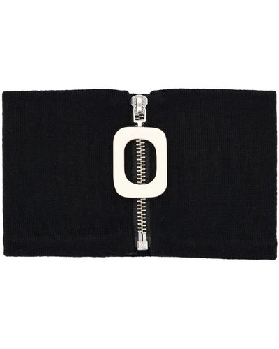 JW Anderson Neckband With Puller - Black