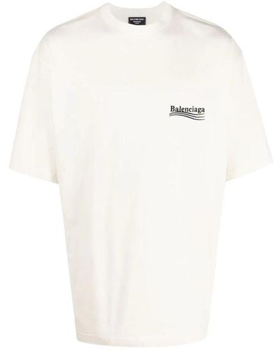 Balenciaga Logo-print Short-sleeved T-shirt - White