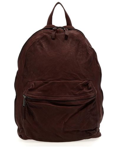 Giorgio Brato Leather Backpack - Brown