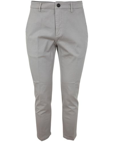 Department 5 Prince Chinos Crop Pants Clothing - Grey