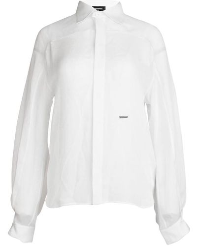 DSquared² Long-sleeve Buttoned Shirt - White